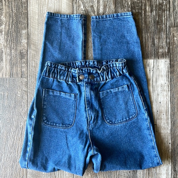 FOREVER 21 PAPERBAG HIGH WAIST JEANS! XSMALL - Picture 2 of 14